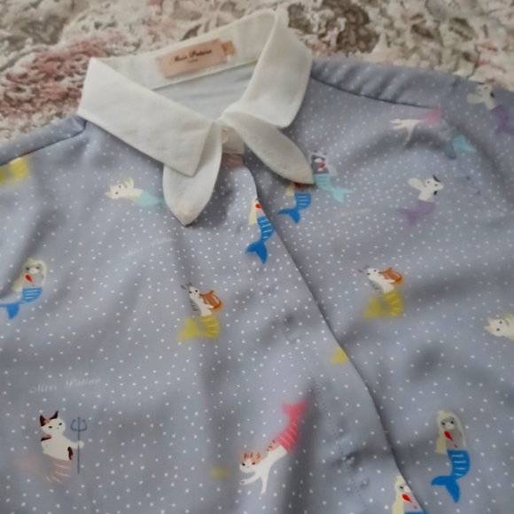 Miss Patina Mer-Cat Blouse - Picture 2 of 4